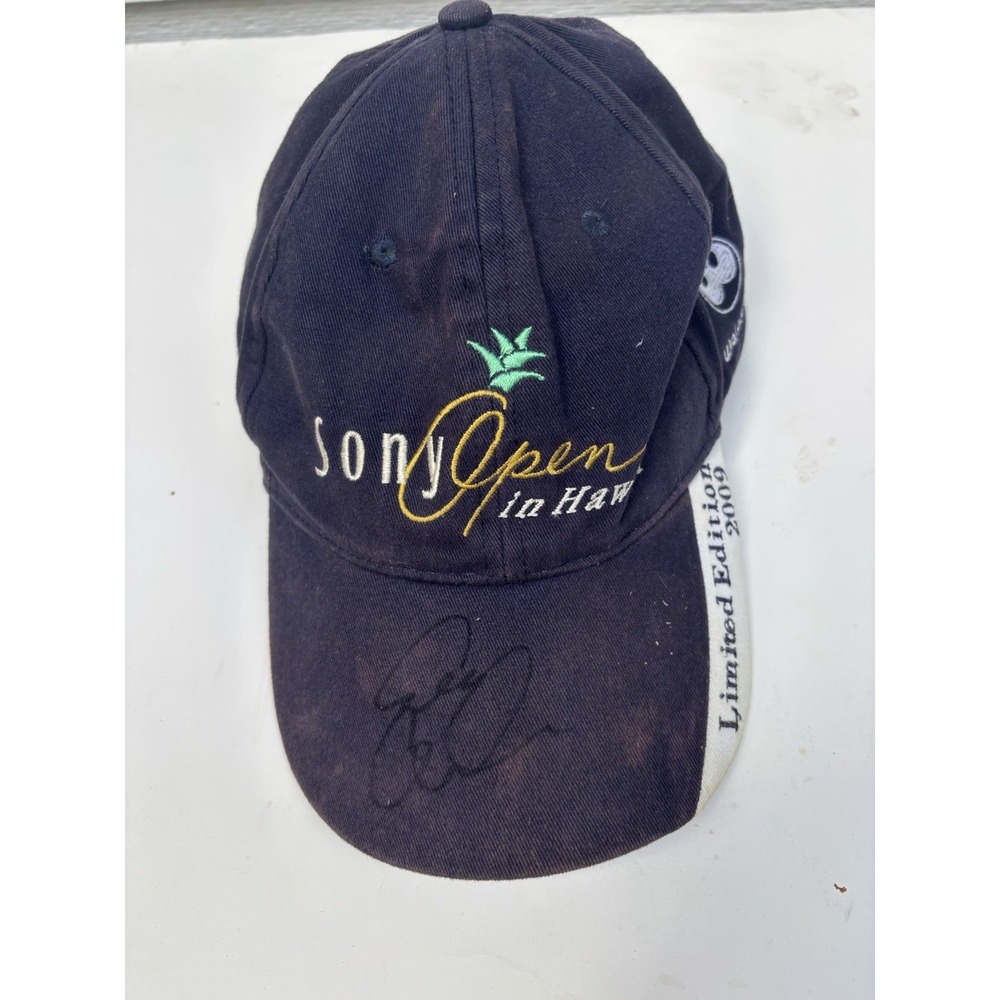 Sony Open Hawaii Golf Cap Hat Strap Back Blue 2009 Limited Edition Waialae CC